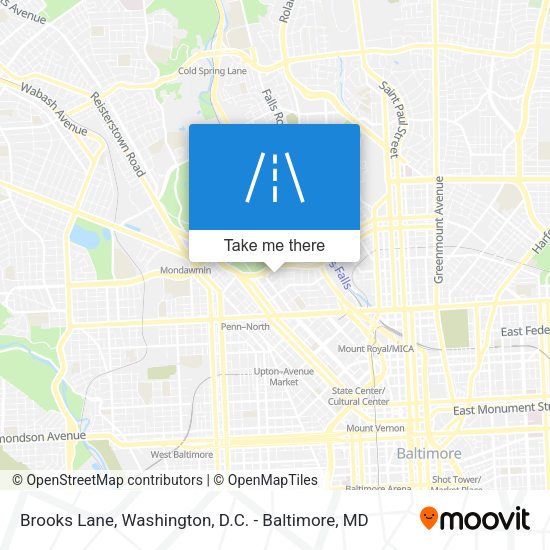 Mapa de Brooks Lane