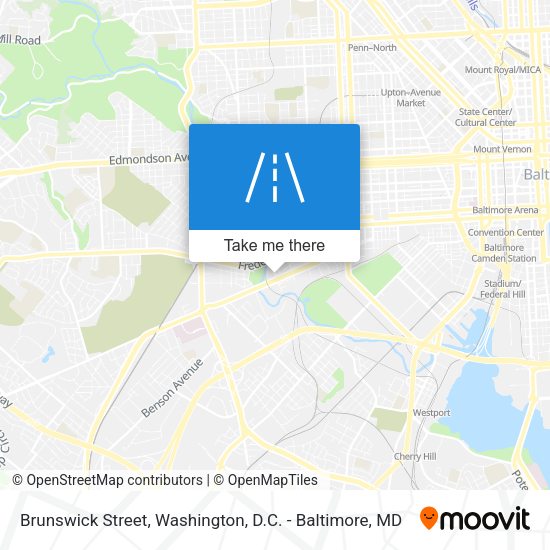 Brunswick Street map
