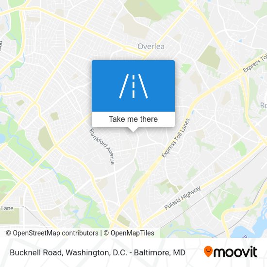 Mapa de Bucknell Road