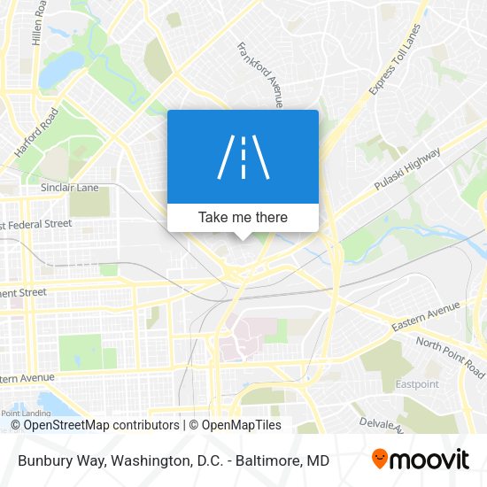 Mapa de Bunbury Way