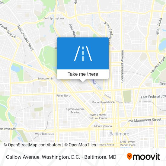 Callow Avenue map