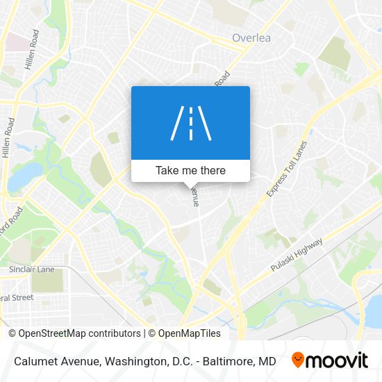 Calumet Avenue map