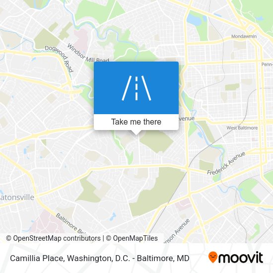 Mapa de Camillia Place