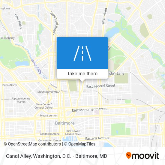 Canal Alley map