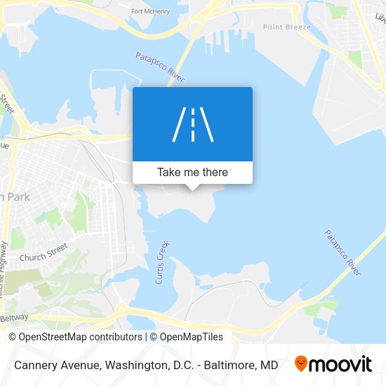 Cannery Avenue map