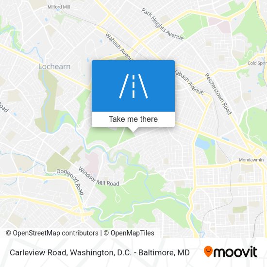Carleview Road map