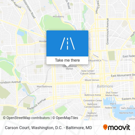 Carson Court map