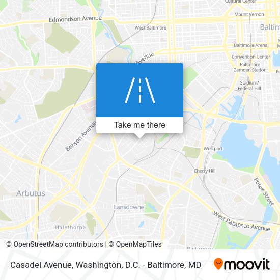 Mapa de Casadel Avenue