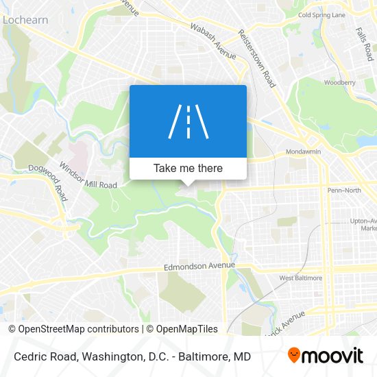 Mapa de Cedric Road