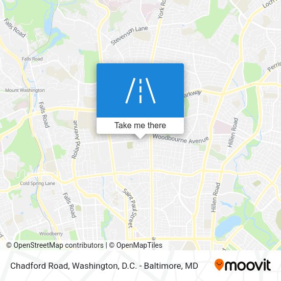 Mapa de Chadford Road