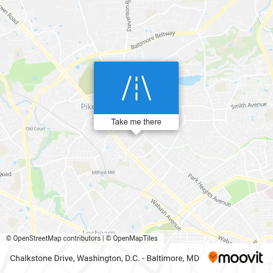 Chalkstone Drive map