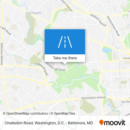 Mapa de Challedon Road
