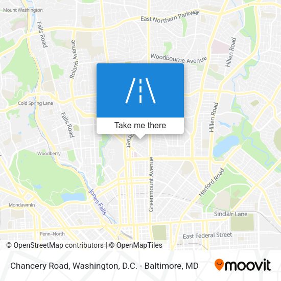 Mapa de Chancery Road