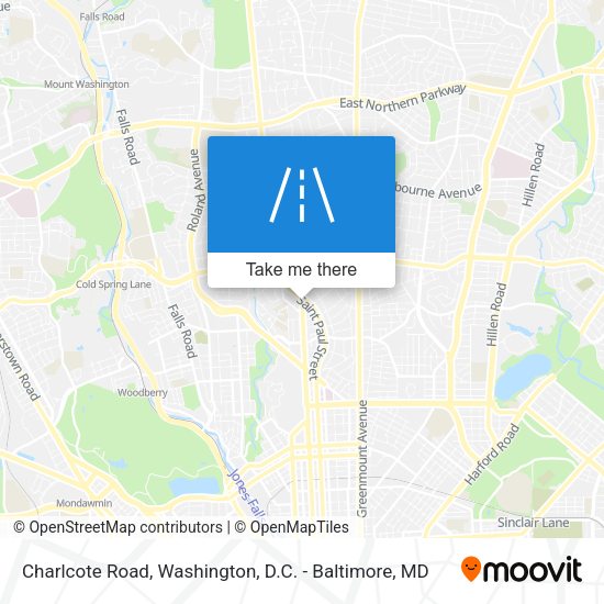 Charlcote Road map