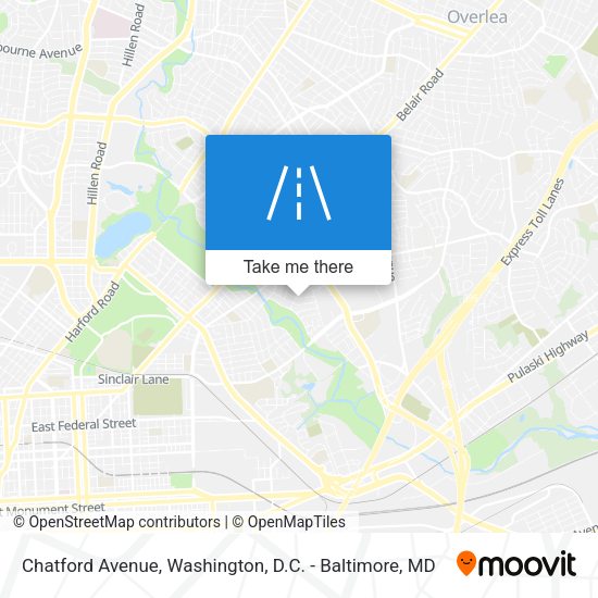 Mapa de Chatford Avenue