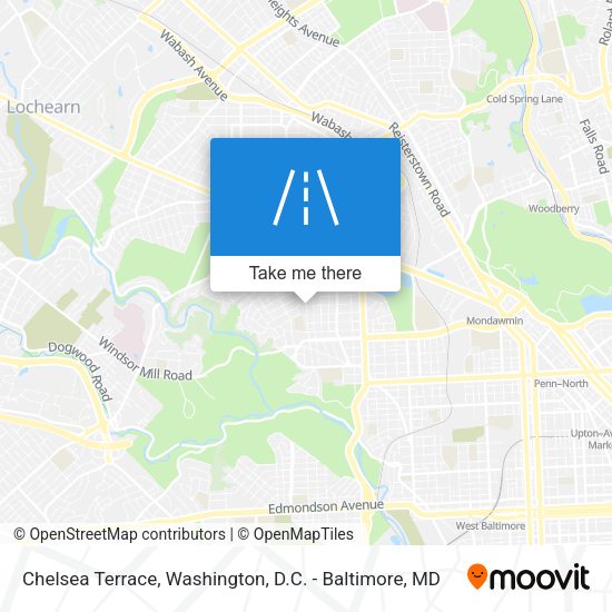 Mapa de Chelsea Terrace
