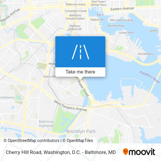 Cherry Hill Road map