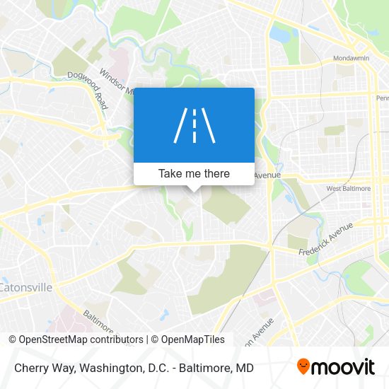 Mapa de Cherry Way