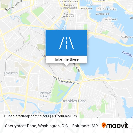 Cherrycrest Road map