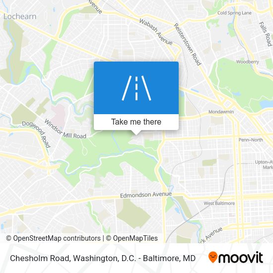 Chesholm Road map