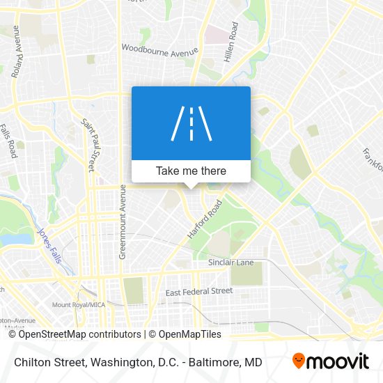 Chilton Street map