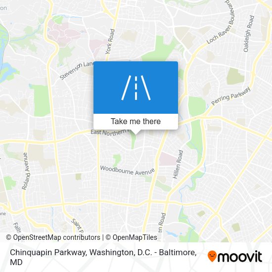Mapa de Chinquapin Parkway