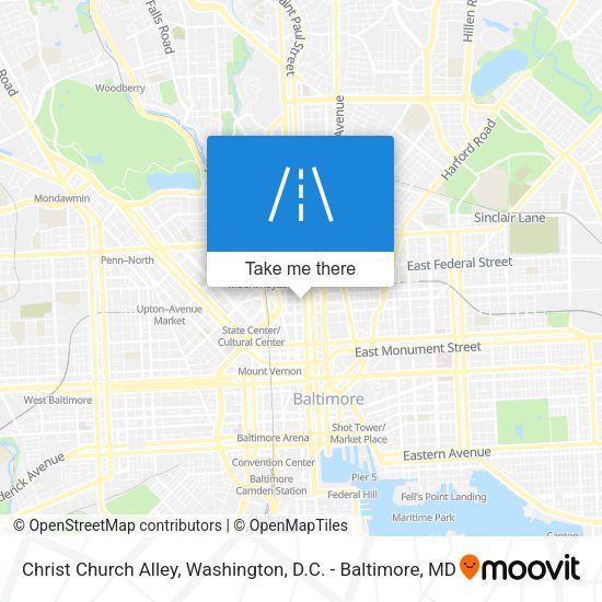 Christ Church Alley map