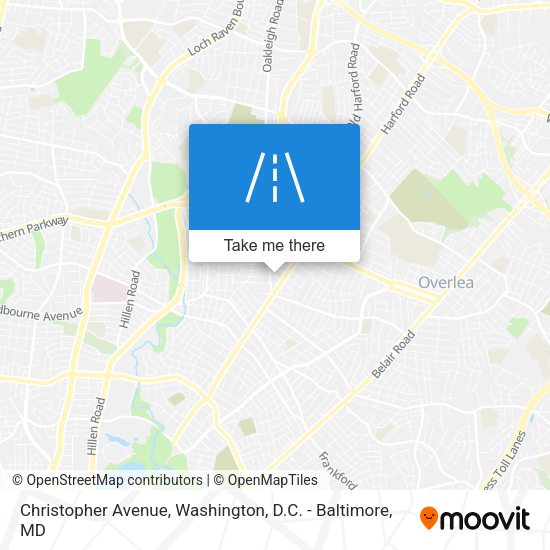 Christopher Avenue map