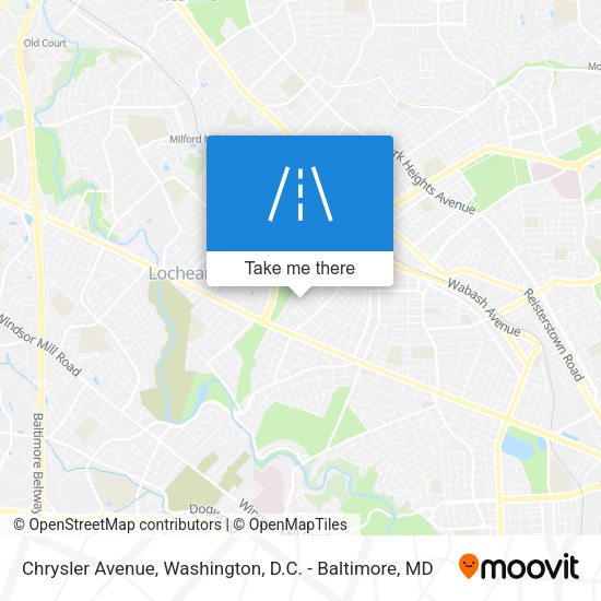 Chrysler Avenue map