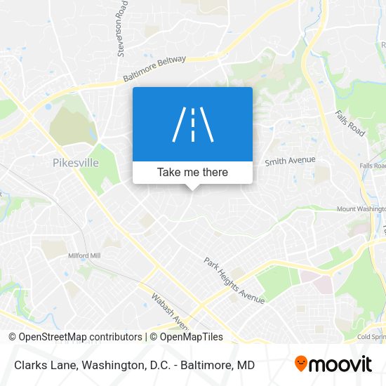 Clarks Lane map
