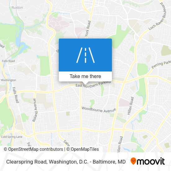 Mapa de Clearspring Road