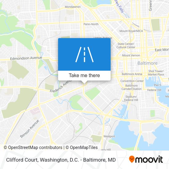 Clifford Court map