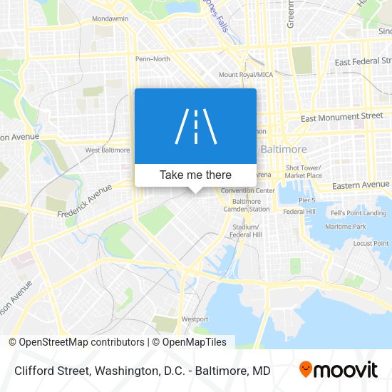 Clifford Street map