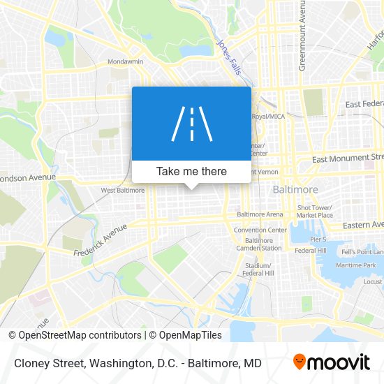 Mapa de Cloney Street