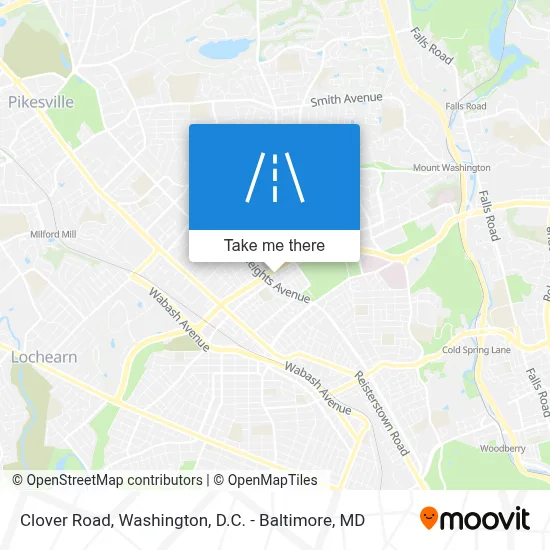 Clover Road map