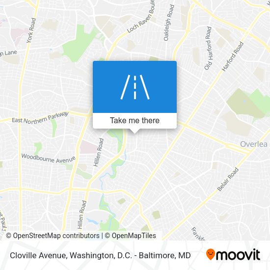 Cloville Avenue map
