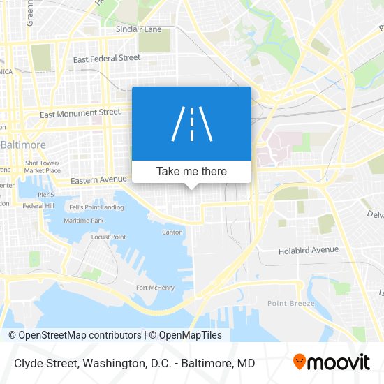 Mapa de Clyde Street