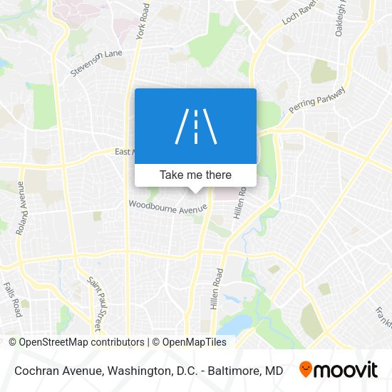 Cochran Avenue map