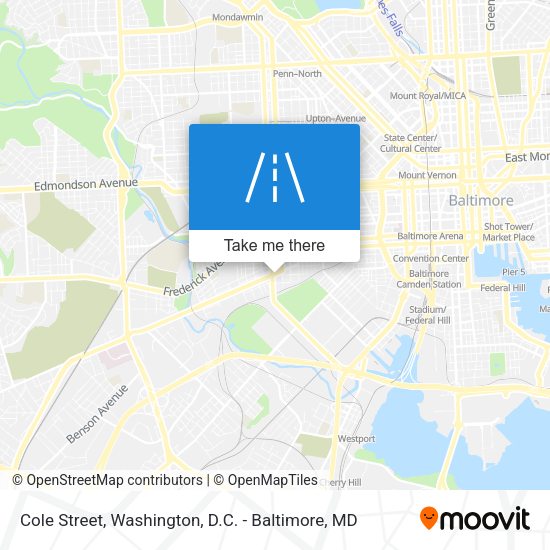 Cole Street map