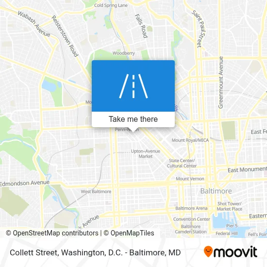 Collett Street map