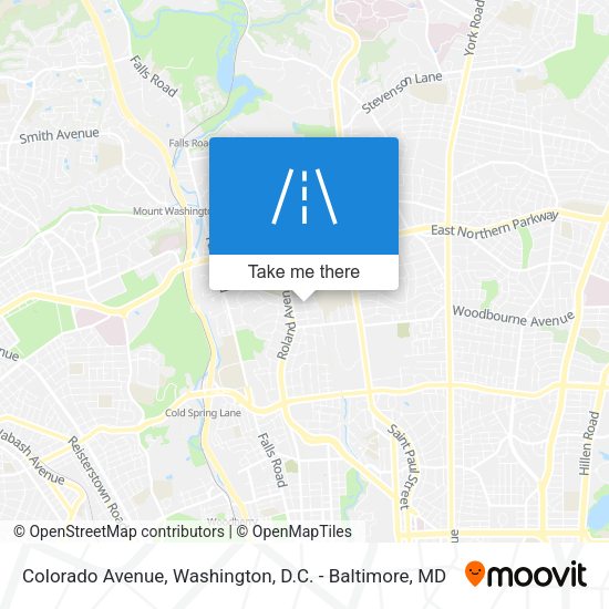 Mapa de Colorado Avenue