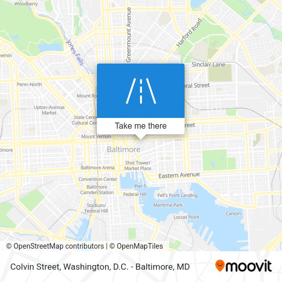 Colvin Street map
