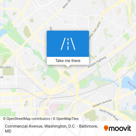 Commercial Avenue map