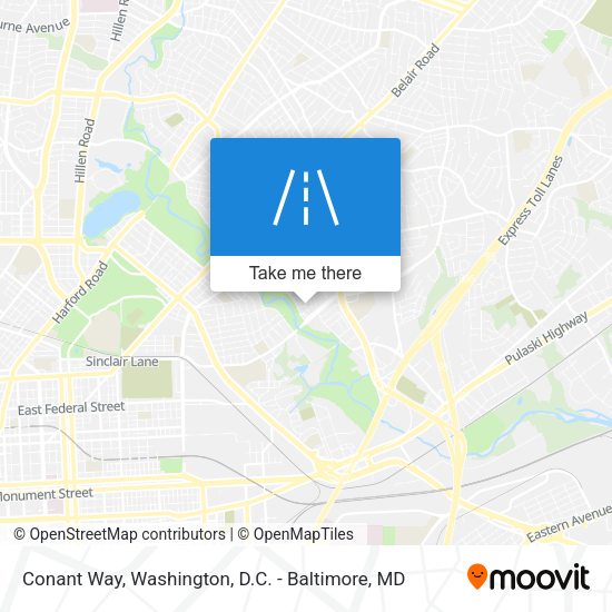 Conant Way map