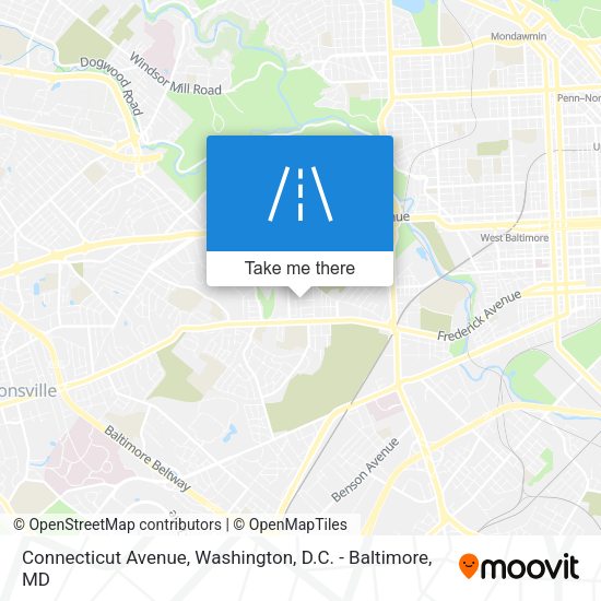 Connecticut Avenue map