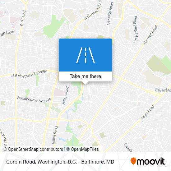 Corbin Road map