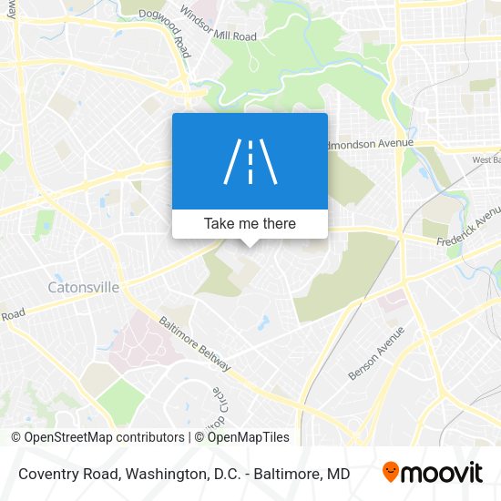 Coventry Road map