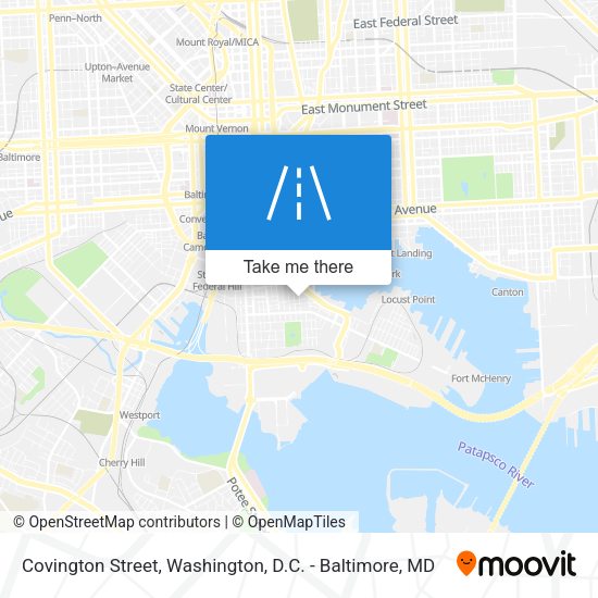 Covington Street map