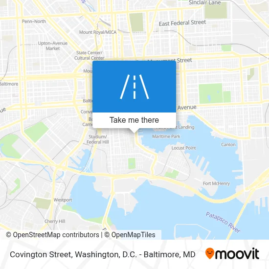 Covington Street map