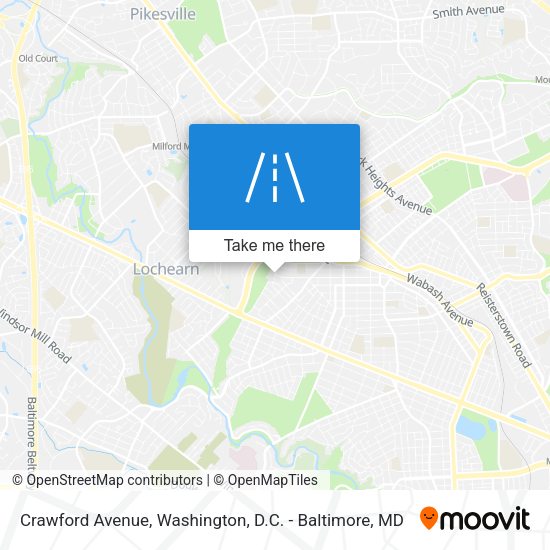 Mapa de Crawford Avenue